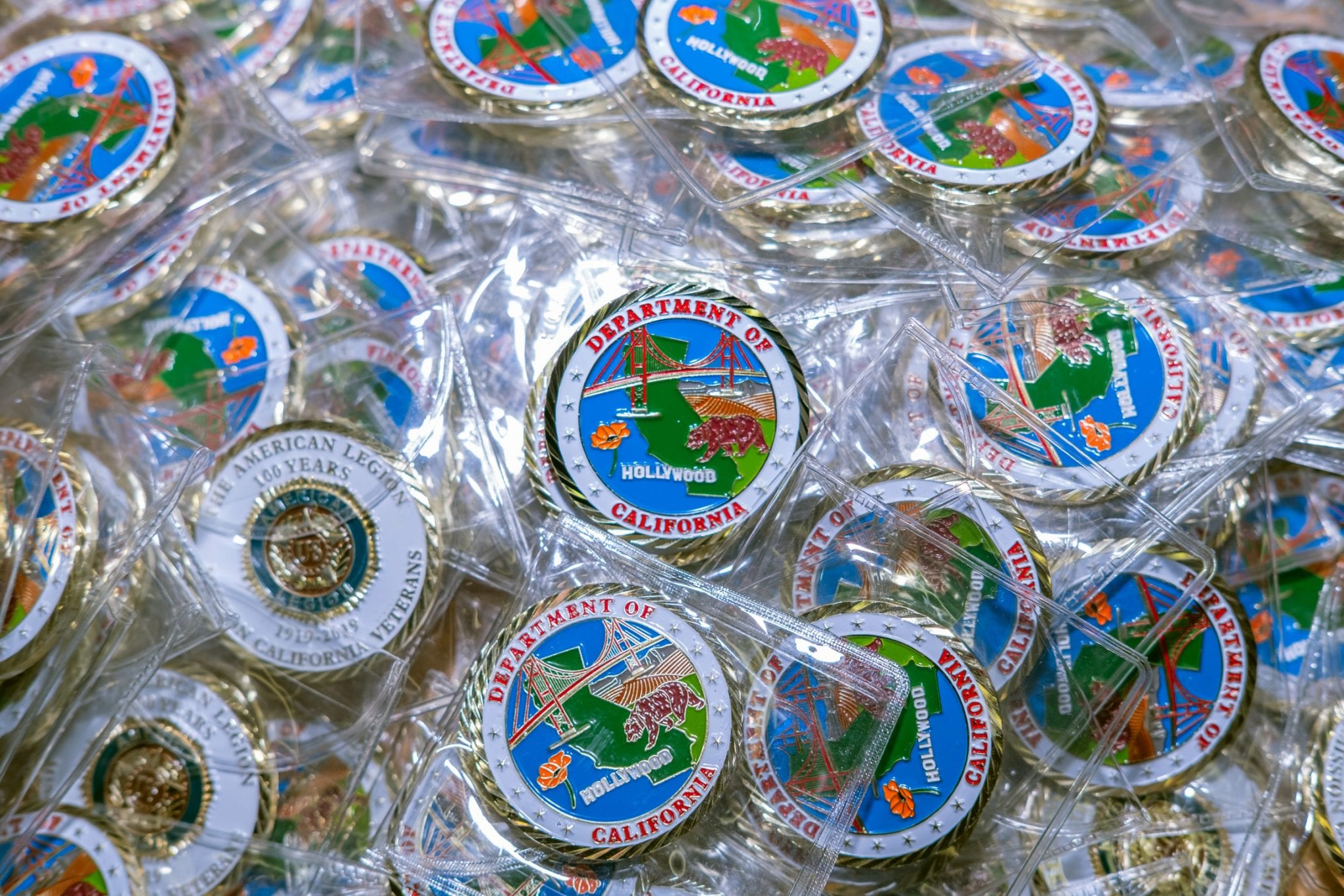 department of california challenge coins