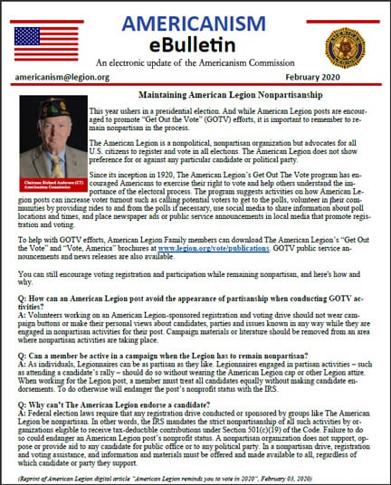 American Legion Fact Sheet